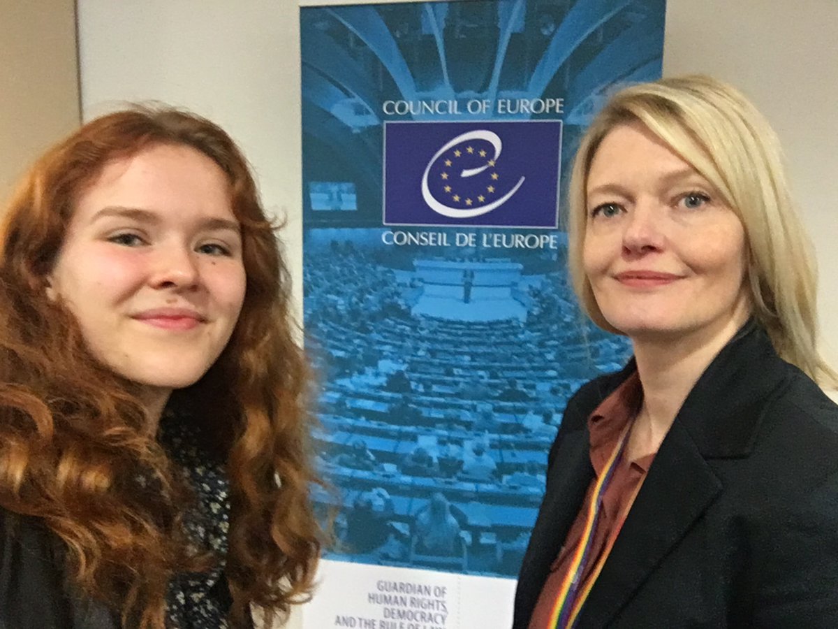 AnuJuvonen's tweet photo. Mainio tapaaminen Suomen ilmastonuorisodelegaatti Hanna Höijerin kanssa tänään Strasbourgissa.
Hanna työsti Euroopan neuvoston  #ilmastonmuutos ja nuoret kokouksessa luonnosta ministerikomitean suositukselle💪

@Delegaatit @CoE_Youth @ACoY_CoE @nuorisoala @YKnuoret @FinlandCoE https://t.co/jzuwWtexSp