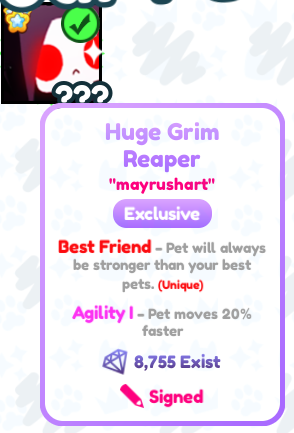 AndreiHuza's tweet photo. Pet Simulator X - Signed Huge Grim Reaper!

To enter:
1. Follow 
@CosmicValues

2. Like &amp; Retweet
3. Comment your username

🎉Winner will be announced in 48 hours!
#PetSimulatorX #PetSimX #Giveaway https://t.co/7LrIB1bMrF