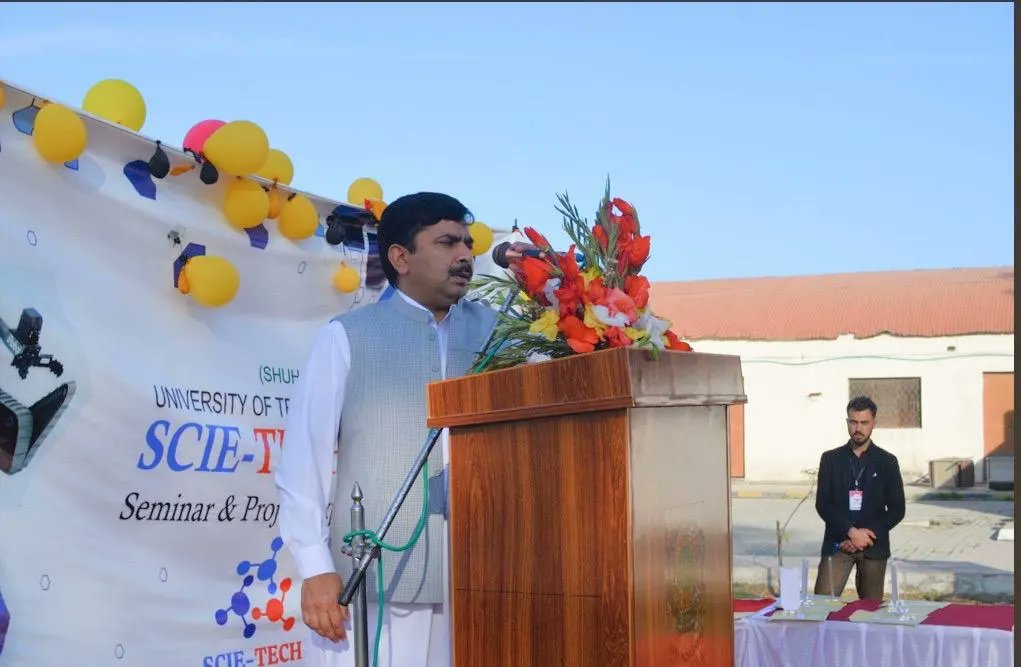 dostkpgovt's tweet photo. SCIE-TECH 2023 concludes! DoST was pleased to support the exciting one-day event at the UoT, Nowshera. Mr Muhammad Khalid, Secretary of ST&IT, Mr Sajid Shah, DG DoST, and Dr Zaffar M. Khan, VC, delivered inspiring speeches.
#SCIETECH2023 #DOST #Science4KP #KPScienceAgenda https://t.co/75DHMnxcj0