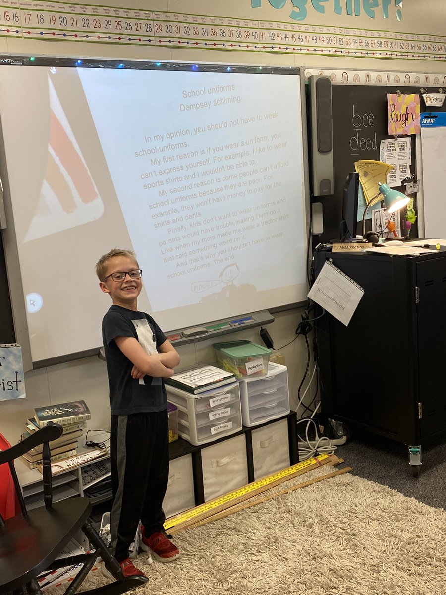 miss__keating's tweet photo. Sharing our opinion writing! ✍️ 📝 https://t.co/6oFiaatmBt