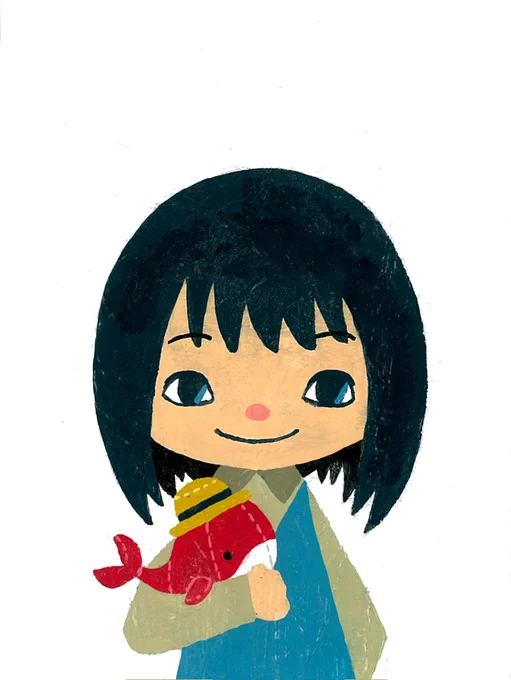 お気に入りのぬいぐるみ#イラスト 