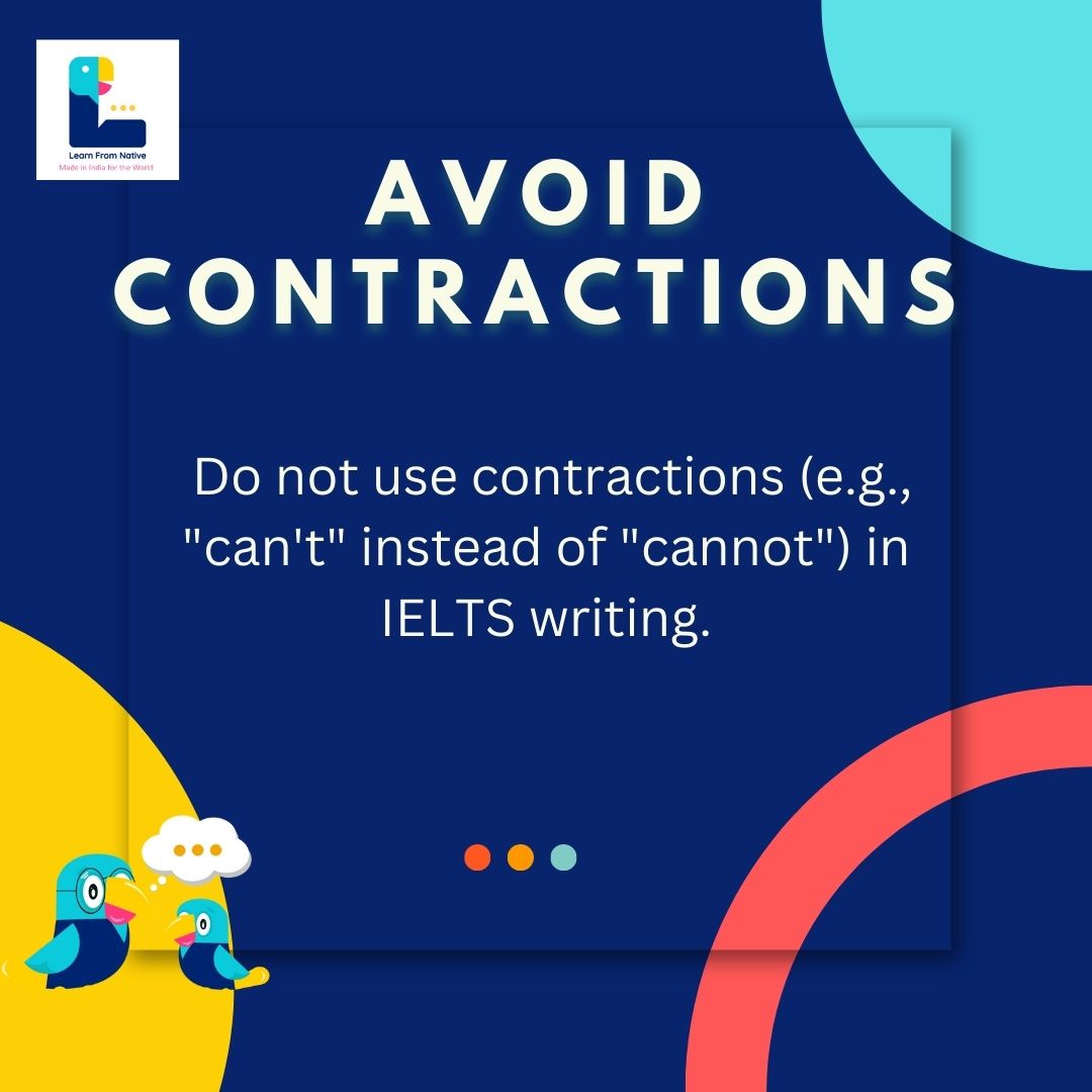 LearnFromNative's tweet image. Writing is a crucial part of the IELTS exam, but with these tips, you&apos;ll be prepared to tackle any task! 📝
#LFN #ieltstips #ieltsexam #IELTS #writingtips