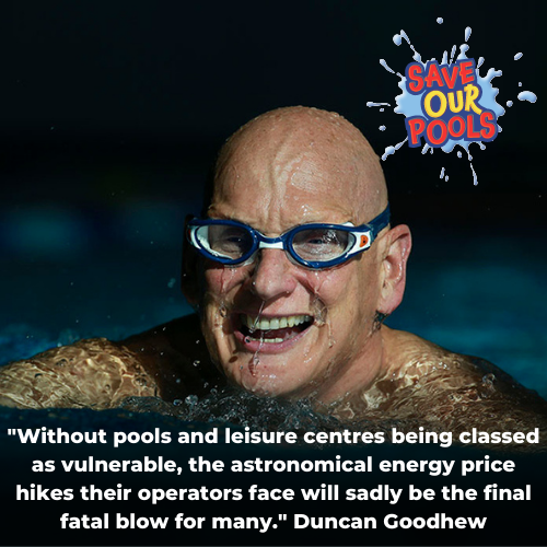 “This is make-or-break time for an alarming number of swimming pools across the UK...” >> Olympic legend <a href="/Duncan_Goodhew/">Duncan Goodhew</a>. Huge thank you to him for supporting #BigSwimDay and calling on <a href="/hmtreasury/">HM Treasury</a> for financial support. #SaveOurPools
Full story >>bit.ly/3xMMiqL