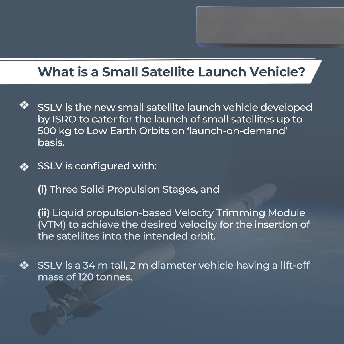 Upsc123_'s tweet photo. ISRO's smallest vehicle - Small Satellite Launch Vehicle (SSLV-D2), was recently launched from the Satish Dhawan Space Centre, Sriharikota, Andhra Pradesh.
#BreakingNews #currentaffairs 
#Jupiter #IAS #IPS 
#UPSC2023 https://t.co/8iHSYcXdja
