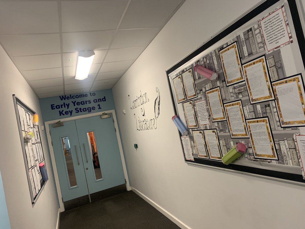 What amazing examples of pride and love of writing throughout school. Our Leamington Literature display is all refreshed! <a href="/LeamingtonPAFHT/">Leamington Primary Academy FHT</a> <a href="/FHTEnglish/">FHTEnglish</a> #lovewriting