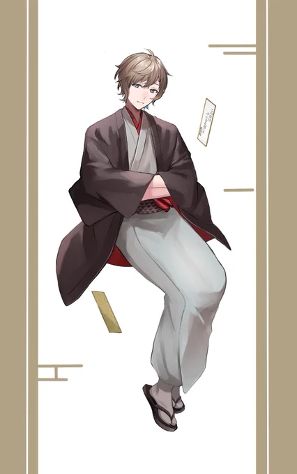 叶歴代衣装合作に参加させていただきました。素敵な企画だったうえ、楽しく描けたので最高でした!!!! #かな絵 