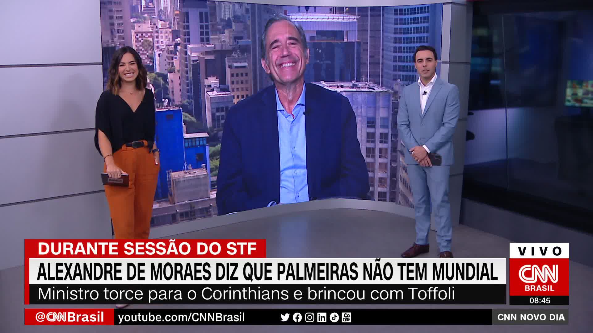 Alexandre de Moraes diz que Palmeiras não tem Mundial durante