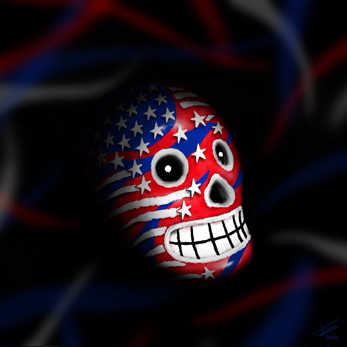 CalaveranoCh's tweet photo. Gm to USA ☠️❤️💀 https://t.co/7En9rcaJFZ