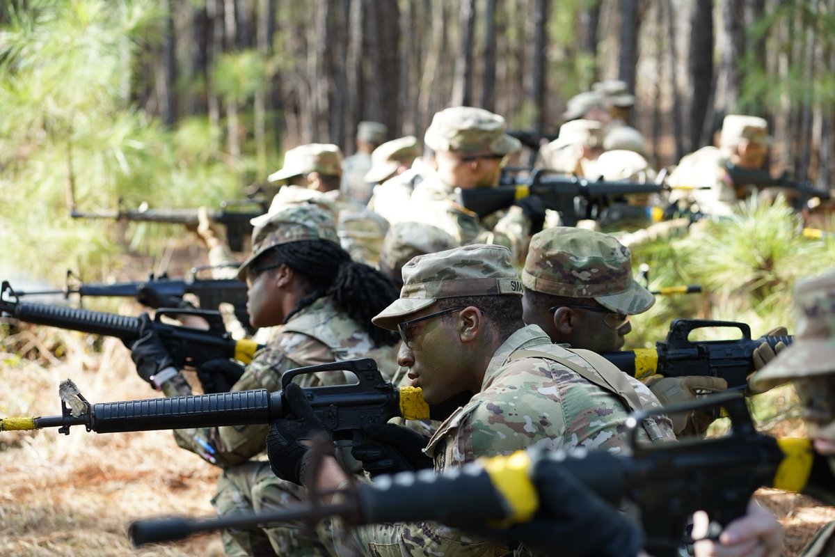 USC_ArmyROTC's tweet photo. Last Thursday, Cadets conducted reconnaissance and ambush missions in AO Woodstock as they continue their tactical training to prepare for the upcoming JFTX as well as CST 23! https://t.co/Gnp0okmoxl