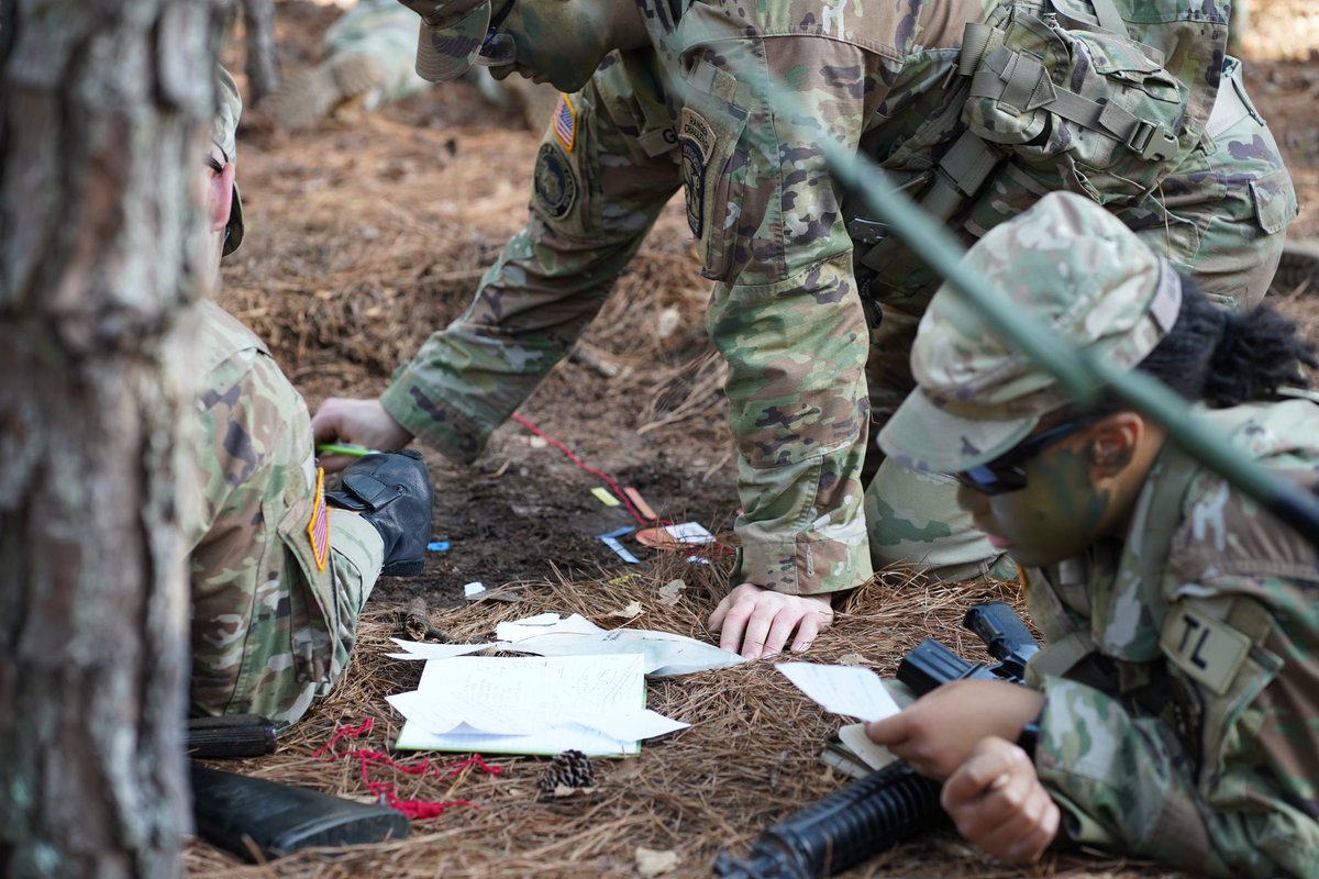 USC_ArmyROTC's tweet photo. Last Thursday, Cadets conducted reconnaissance and ambush missions in AO Woodstock as they continue their tactical training to prepare for the upcoming JFTX as well as CST 23! https://t.co/Gnp0okmoxl