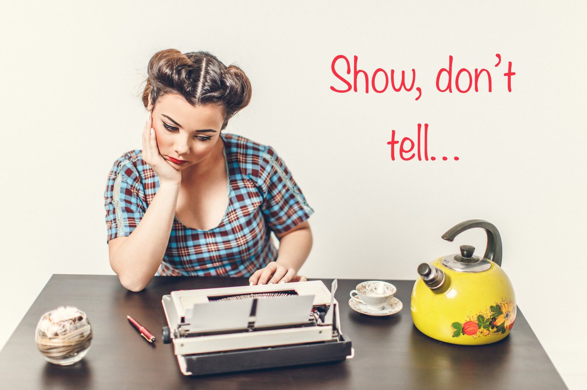 thescriptroom1's tweet image. Today’s challenge is to edit one page of your favourite descriptive words down to actions and motifs that do the same job.  Put the kettle on and get out the good biscuits - this could take a while… 
#writing #characterwriting #characterisation #showdonttell