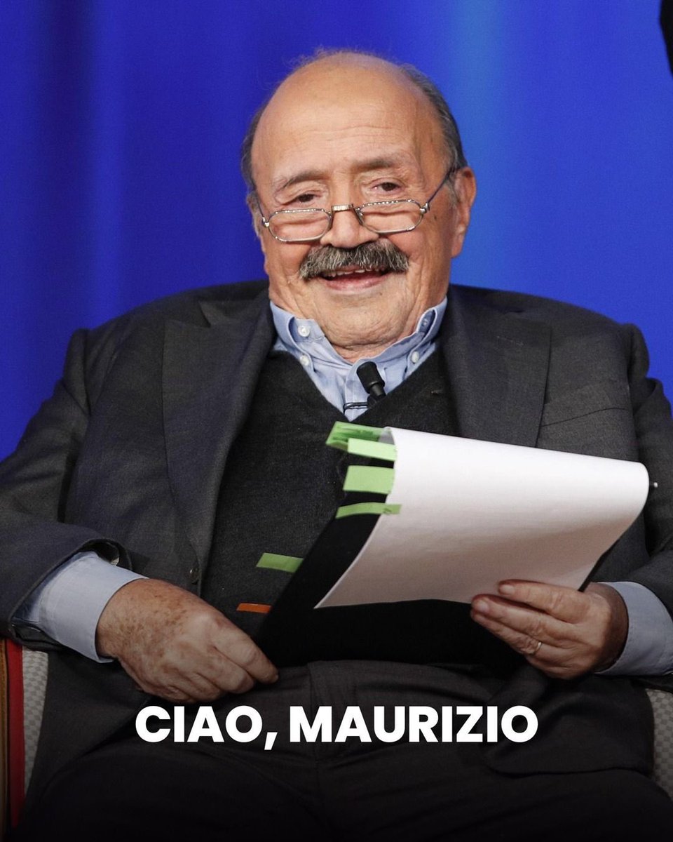 GiorgiaMeloni's tweet photo. Ci lascia Maurizio Costanzo: icona del giornalismo e della tv, che ha saputo raccontare anni difficili con coraggio e professionalità. Grazie per aver portato nelle case degli italiani cultura, simpatia e gentilezza. Un pensiero a sua moglie Maria e ai suoi cari. Buon viaggio. https://t.co/py5BL8nEcU