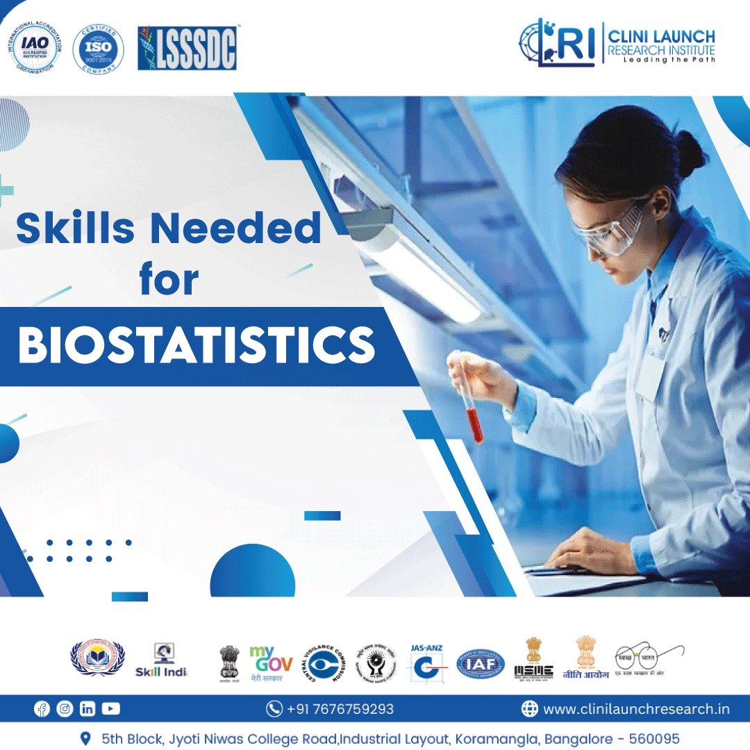 clinilaunch's tweet image. For public health experts with an attention to detail, biostatistics is an exciting field to work in. They can use their mathematical expertise and knowledge to resolve challenging biological problems with the aid of biostatistics. 

#Institute #institute #clri #clinicalsas