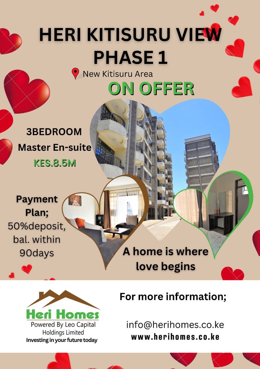 RynRealtor's tweet photo. #ahomeiswherelovebegins #PropertyFriday #HeriKitisuruViewPhase1 #readyforoccupancy #HeriHomes #investinginyourfuturetoday #affordablehousing #herinyumbayangu #herikuishikwangu #Heridelivers https://t.co/3oi3NkXKMB