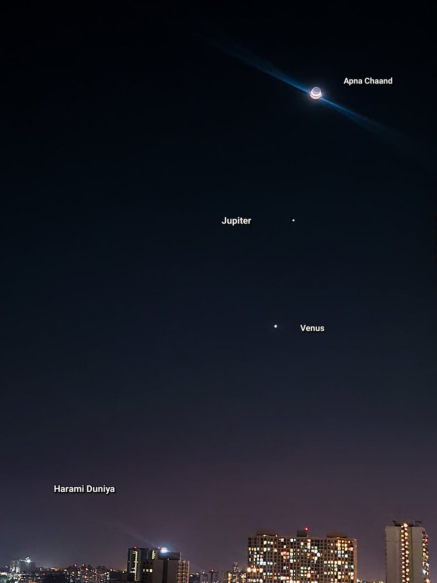 winterof88's tweet photo. Perfecto planet gazing night yesterday! #moon #jupiter #venus #cityjungle #noaliensfound https://t.co/9lXU30otEy