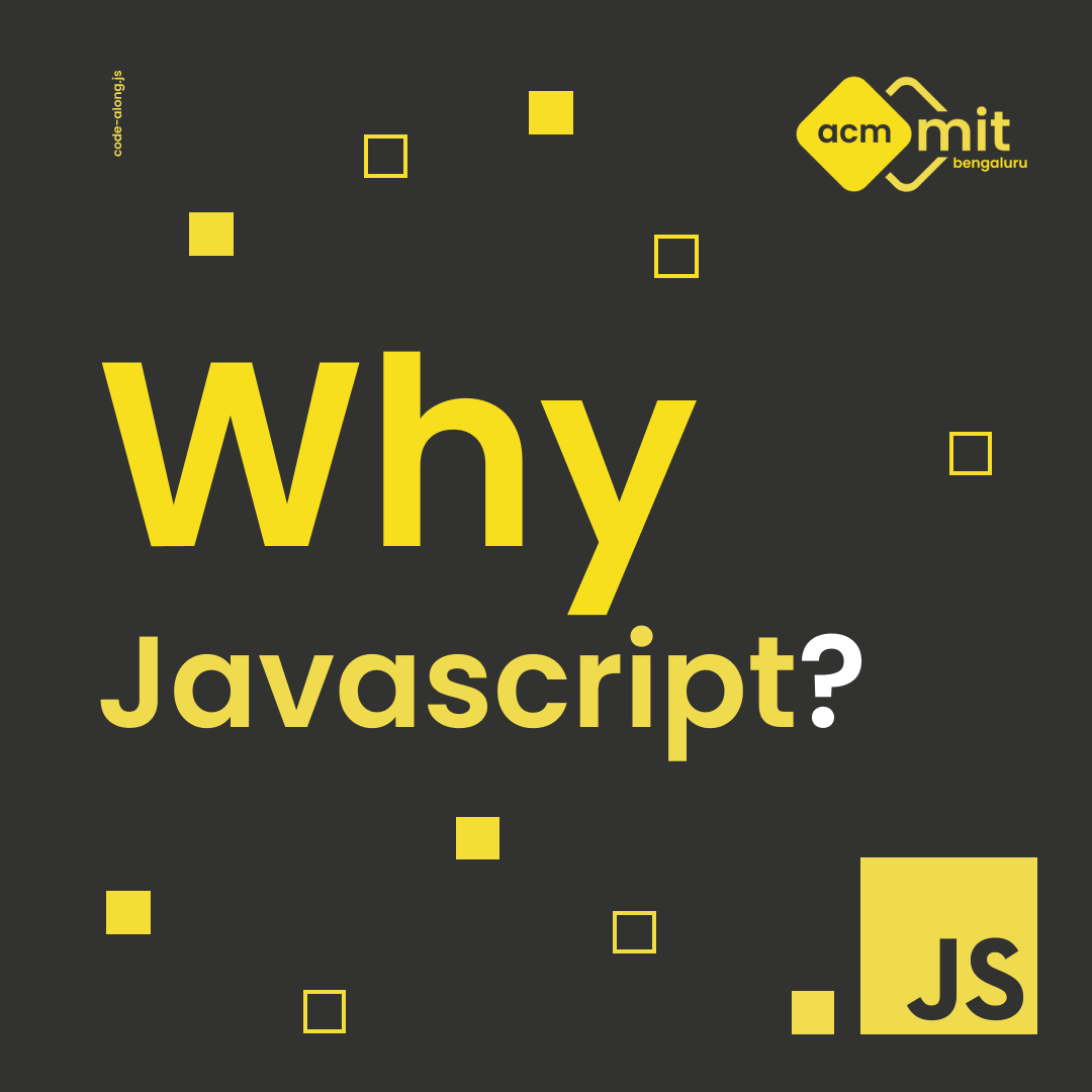 acm_mitb's tweet photo. Here's to why it's the most popular language out there...
.
.
.
#acm #mitb #mahebengaluru #associationforcomputingmachinery #javascript #webdevelopment #codealong https://t.co/G5cFikjQ8s
