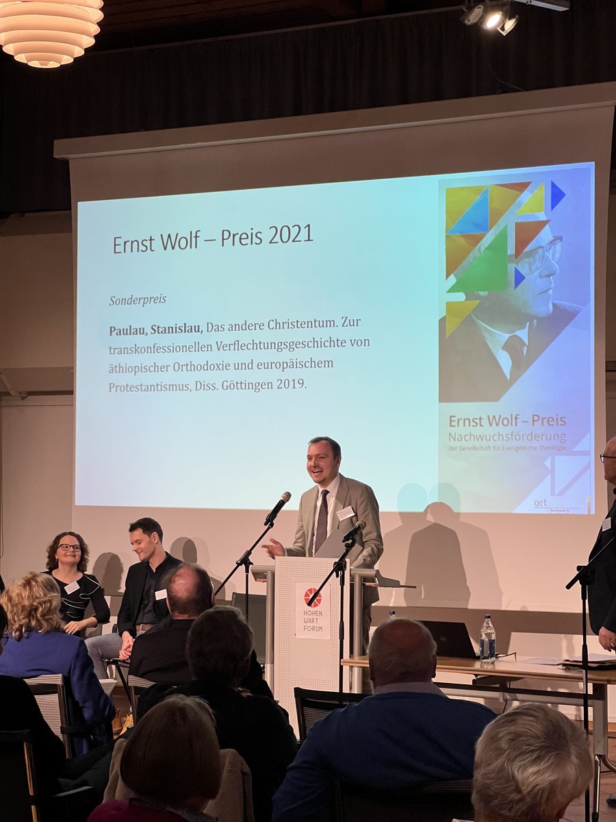 I am deeply honoured to receive the prestigious Ernst Wolf Award of the German Association of Protestant Theology and grateful to the distinguished jury members for this recognition of my contribution towards an entangled history of global Christianity.