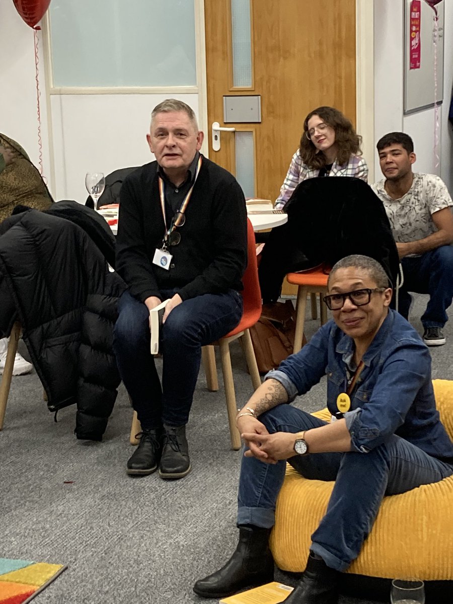 London Met opened its Rainbow 🌈 Room last night, a safe place for the LGBTQIA community. Great food, speeches and books! What a fab idea! Come visit at T-101 Holloway. Thanks to Donna and Lynn! <a href="/londonmetuni/">London Met Uni</a>