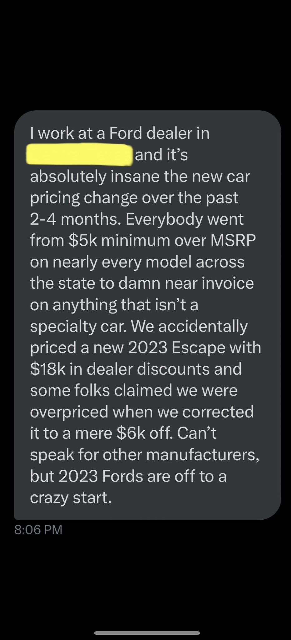 Cardealershipguy On Twitter Ford Prices Declining Fast Https T Co