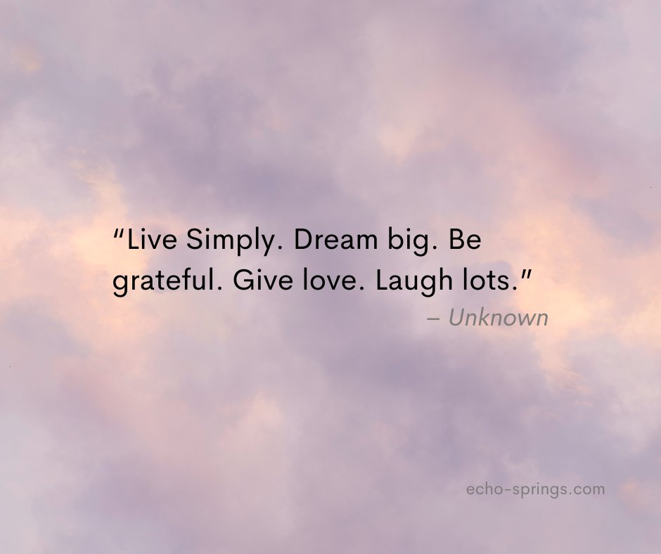 EchoSprings_ID's tweet image. “Live Simply. Dream big. Be grateful. Give love. Laugh lots.”

Words to live by!

#echosprings #echospringstransitionstudycenter  #freshstartforyoungadults #findyourpath #empoweringyoungadults