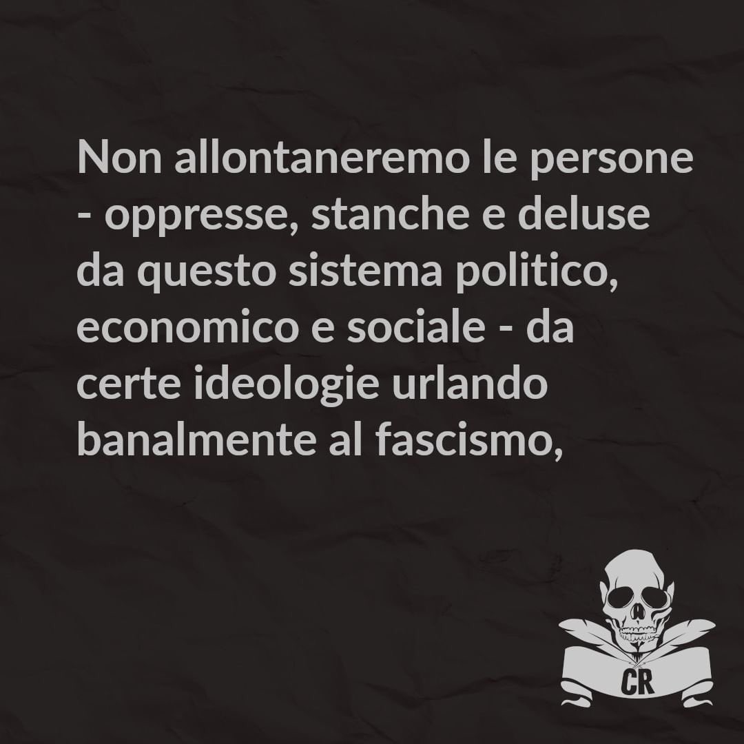 GobeBlind's tweet photo. Posted @withregram • @cronacheribelli /2 Il nostro commento sulle parole del ministro Valditara.

#valditara #ministrovalditara #cannibaliere #cronacheribelli #fascismo #antifascismo #firenze #firenzeantifascista #firenzeantifa https://t.co/ULuWUGlK89