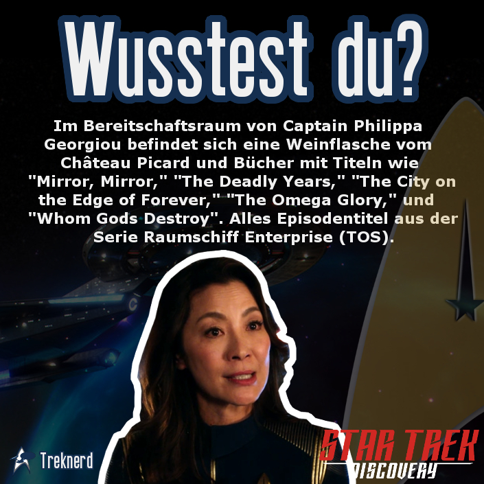 Wusstest du es? 🤔🖖 Mehr zu Captain Philippa Georgiou aus #StarTrekDiscovery  erfährst du im neusten Video:  🖖  youtu.be/STZCcKD3RHY