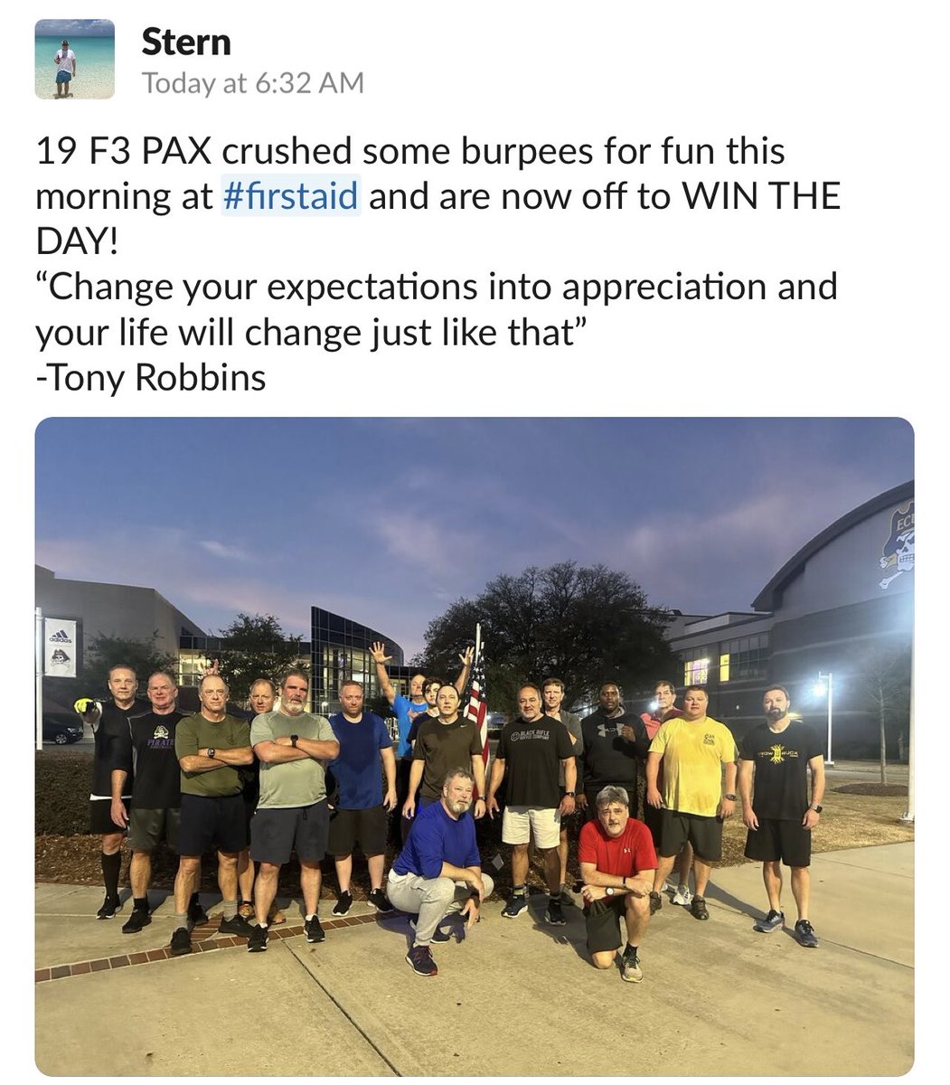 Great start to the weekend, thanks for leading ⁦<a href="/JonathanEllerbe/">Jonathan Ellerbe</a>⁩ ⁦<a href="/F3ENC/">F3ENC Crossbones</a>⁩