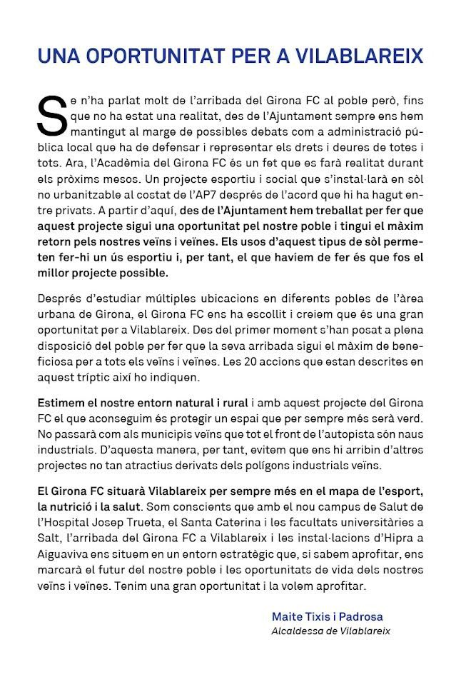 ERC_Vilablareix's tweet photo. Sumant per generar oportunitats. Simplement això 👇 https://t.co/pKLORt9hMe