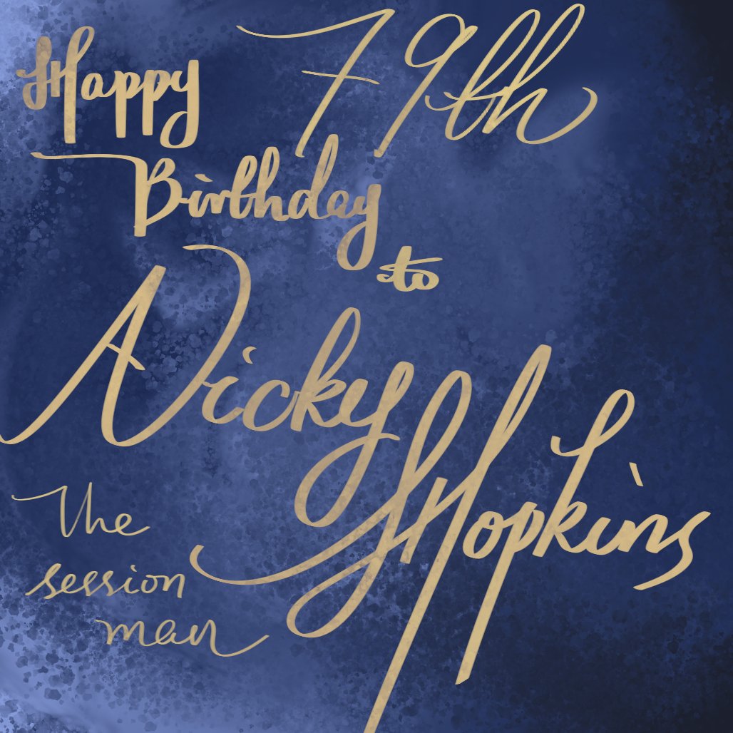 Happy Birthday to Nicky Hopkins!!!
Sorry for such sloppy celebration because of my limit time 