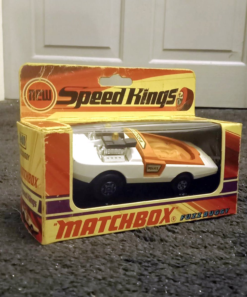 The_vintage_guy's tweet photo. A new SpeedKing for me. Matchbox SpeedKings K-41 Fuzz Buggy. Sympathetically restored the box #matchbox #speedkings https://t.co/gBc0L3X4QZ