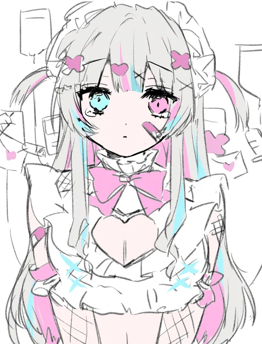 ラフだけどかわいいかも 