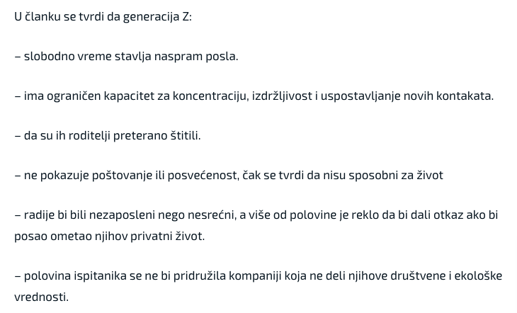 Mishomor's tweet photo. Puna podrška za generaciju Z, koja ima svoje mane, ali makar niko neće moći da im prodaje priču o volontiranju u nedogled kao super stvar za sTicAnjE isKusTva u renomiranoj KomPaniJi https://t.co/ezYwgW0sq6