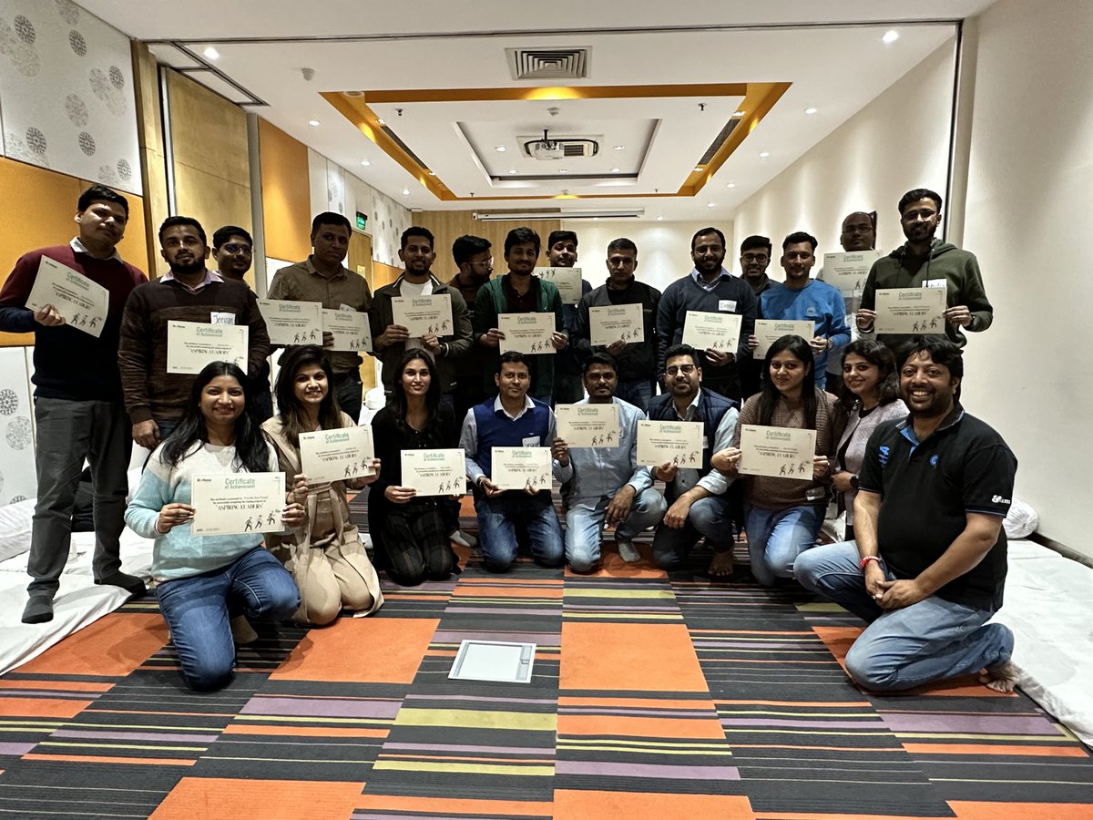 ReNewCorp's tweet photo. Delighted to announce the successful completion of the 1st batch of our ‘Aspiring Leaders’ programme.

This programme aims to enable participants’ success by helping them understand relevant competencies and leverage them to drive professional growth.

#LeadershipAndDevelopment https://t.co/q9JcjcfQd0