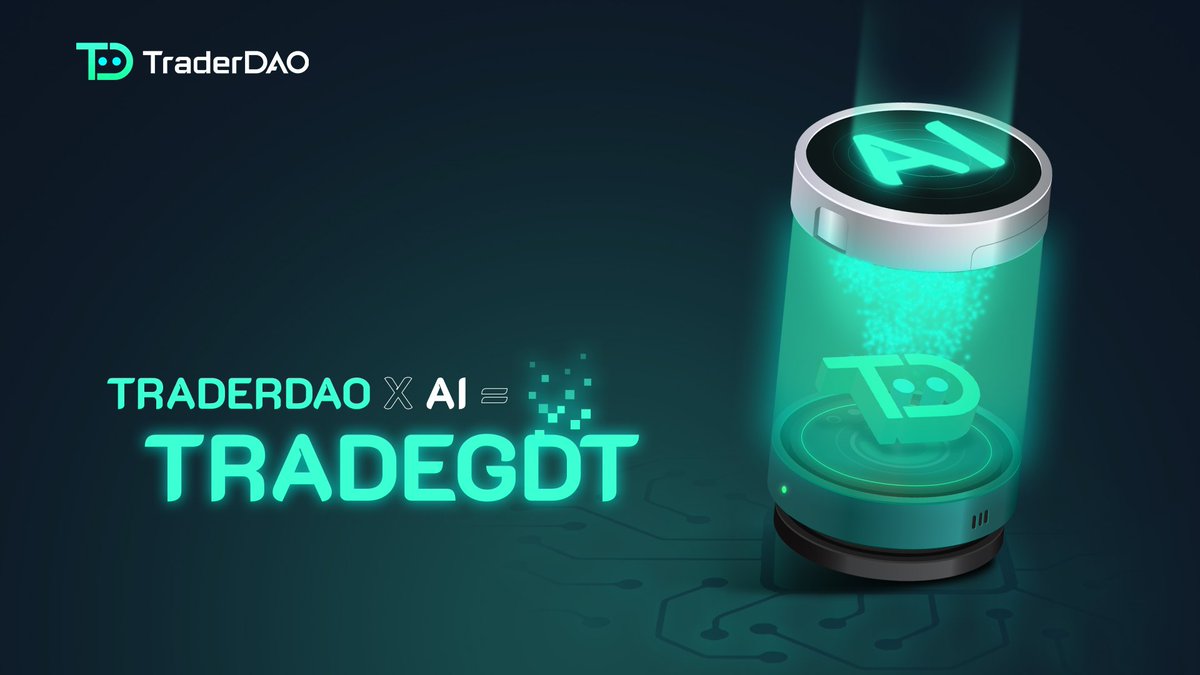 TraderDAO_CN's tweet photo. AI Revolutionizing Trading: The ultimate Trading Generative Data Transformer is here! 

Join TraderDAO and unlock the power of AI TradeGDT.
https://t.co/aI7lne4xJn

#TraderDAO #TradeGDT #AI #ProofOfTrade https://t.co/2aCC1NLJX0