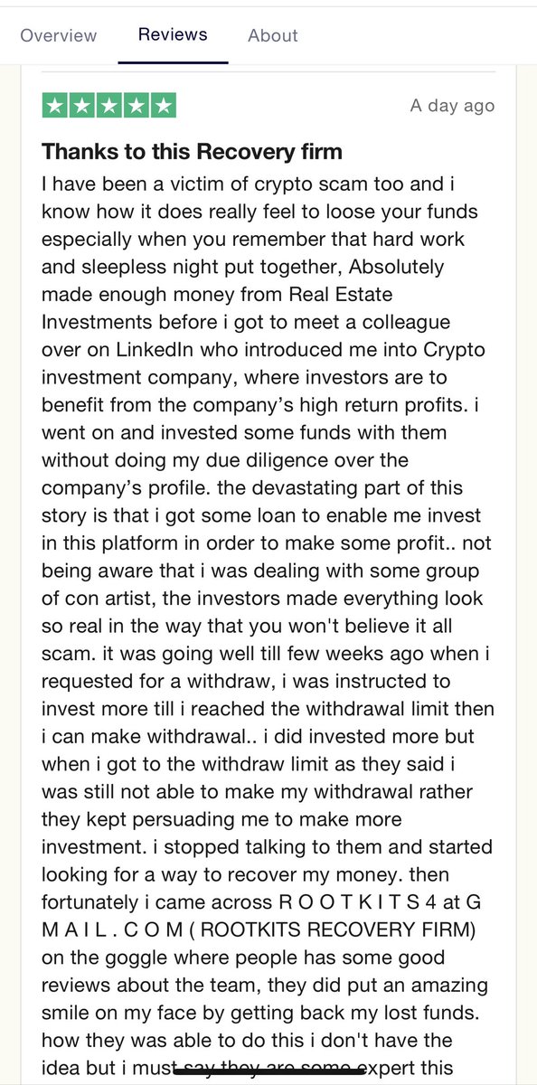 BlckchnBntyHntr's tweet photo. Some typical 5-Star ratings about @Blockchain on @Trustpilot.
Mostly written by other scammers who try to scam scammed people.
Why do you allow that, @AskBlockchain?
#Blockchain #BlockchainScam #BlockchainBankruptcy https://t.co/ErIlZenXRK