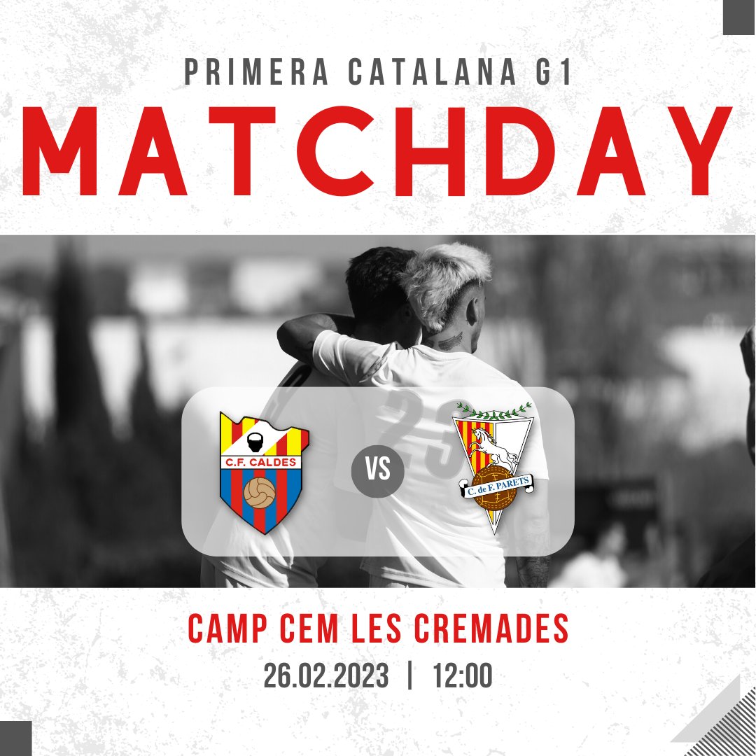 El primer equip té un altre compromís davant un rival directe per la permanència! En aquest cas els nostres visiten el <a href="/cfcaldes/">C.F.Caldes</a> . Un altre partit decisiu a on el vostre suport serà clau! T'ho perdràs?

#somparets⚪⚪ #somformacio #paretanosau #vaparetsva
