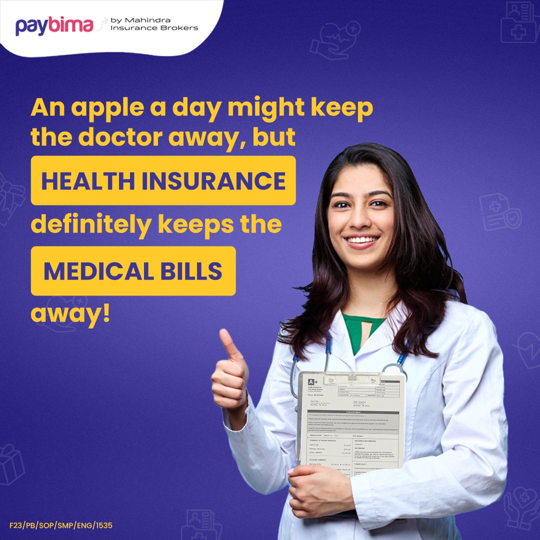 paybimaofficial's tweet photo. Don't let medical bills drain your savings, let health insurance provide a financial cushion.
Click on the link https://t.co/OhdFDYx5xk to know more.
#PayBima #Insurance #HealthInsurance #InsurancePolicy #InsuranceAwareness #InsuranceLife #InsuranceBenefits #MahindraInsurance https://t.co/A6QlKj3qo7