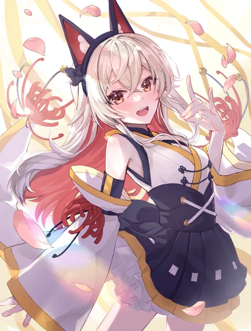 skebで天満ニアさんを書かせていただきました!3週年おめでとうございましたリクエストありがとうございました〜!#あままにあーと 