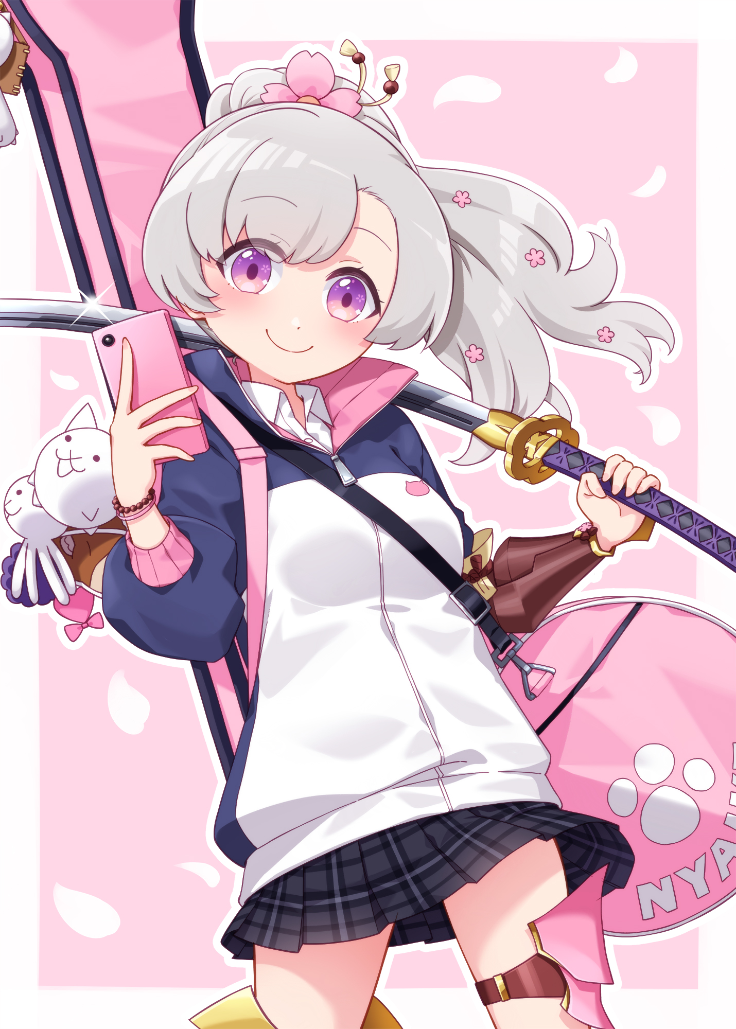 さくらにゃんこ にゃんฅ ^ ̳> ·̫ < ̳^ ฅ