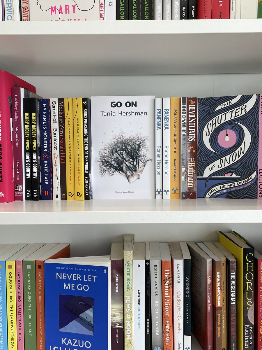 supcomer's tweet image. In my new favourite place @DeadInkBooks having coffee and exploring beautiful books- and great to see @taniahershman on the shelf