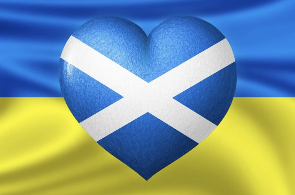 AlexCodyJames's tweet photo. Today marks 1 year since Russia wrongfully invaded Ukraine declaring war between the nations.

Scotland will always stand together with Ukraine 🇺🇦💙🏴󠁧󠁢󠁳󠁣󠁴󠁿

Разом ми стоїмо разом з Україною 🇺🇦

Зупиніть війну зараз!
Stop the war now! 

💙💛💙💛💙💛💙💛💙💛💙💛💙 https://t.co/Kv6nOxEq4t