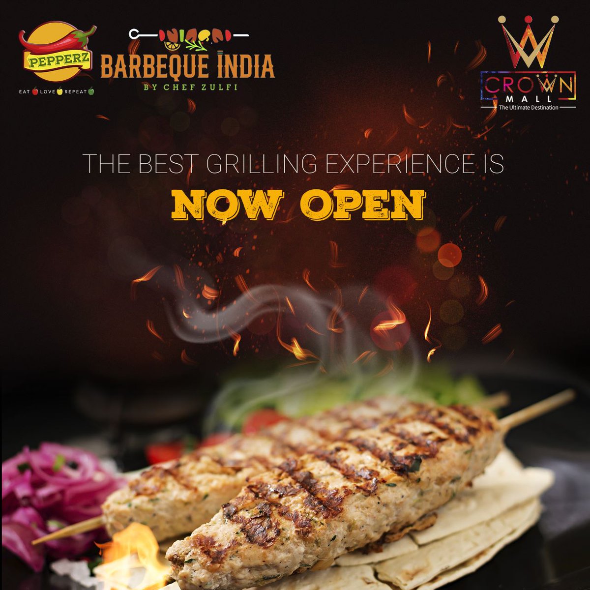 Barbeque India Is Now Open @ Crown Mall! 

Hurry up! Visit Now!!

#CrownMall #BarbequeIndia #nowopen #BarbequeGrill #BarbequeNation #Lucknow #ShoppingMall #shoppingmallinlucknow #bestshoppingmall #lucknowcity