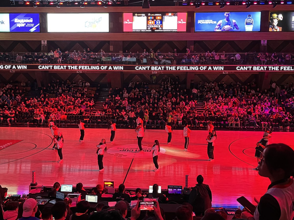 SebastienSurun's tweet photo. 🏀 Mongolia (playing) beating Hong Kong 76-69 for @FIBAAsiaCup pre-qualifiers 😁
Hot audience at #UGArena #Ulaanbaatar , Well done Mongolia!
#RoadToParis2024
@DucroquetSamuel @battushb @batt1972 https://t.co/Jkn4N67gy4