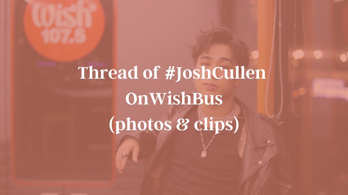 JCSGALLERY's tweet photo. 📍  JoshCullen OnWishBus

Credits to these lovely people! ❤️

@JoshCullen_s #JoshCullen
#WILDTONIGHT https://t.co/cpdQhti41t