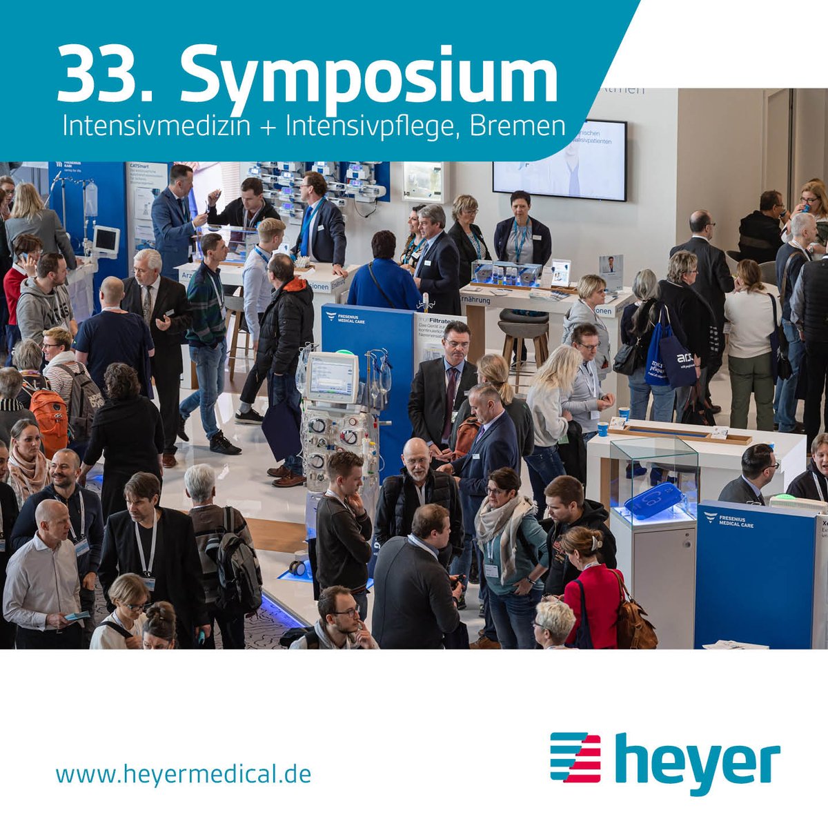 HeyerMedical's tweet photo. Wir von heyer medical waren auf dem 33. Symposium Intensivmedizin + Intensivpflege in Bremen und freuen uns über die vielen positiven Kontakte, die wir knüpfen konnten. 

#heyer #heyermedical #heyer_medical #beatmung #anästhesie #homecare #operation #narkose #intensivpflege #cpap https://t.co/CRIHEzHevr