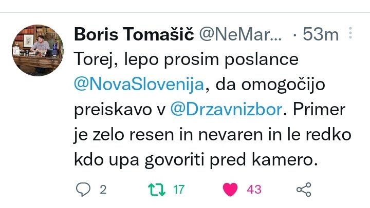 brutus91101394's tweet photo. @NovaSlovenija, prosimo vas, podpišite. Gre za resne zadeve, ki se jih preganja iz prepričanja in iz katerih se ne kuje političnega drobiža. Korupcija je zlo in krivica. Te podpise ste dolžni nam, davkoplačevalcem. Desnim, levim, nepolitičnim. Vsem.
DELI, ČE SE STRINJAŠ https://t.co/b0BnUFYv3P