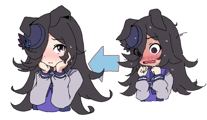 「…見た…?…お兄さま…?」 