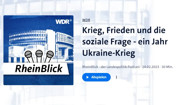 SchmittJunior's tweet photo. "Der Meinungskorridor ist etwas breiter, als Jan Böhmermann und Sascha Lobo sich das vorstellen wollen."
Im RheinBlick-Podcast diskutieren @ullrich001, @SartoryBenjamin und ich über Frieden, Proteste und die soziale Frage.
https://t.co/x6oT09XQca https://t.co/zwvnotweo3