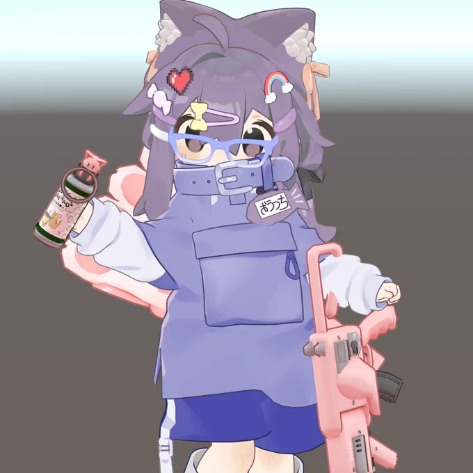 どんどん武装していくまめひなた 