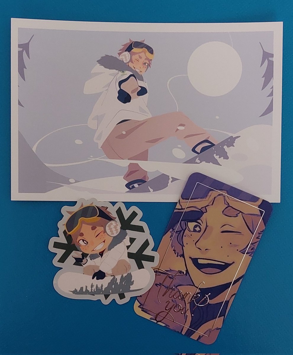 My <a href="/HQ_SNOWMORI/">SNOWMORI 2023 ! ❄️ COMPLETE !</a> goodies came in the mail!!! I'm smiling like a bufoon fjskdkakal thank you so much again <a href="/h4mmiee/">ham !</a> for organizing the event and for these perfect perfect images that I'll put on my bedside table to stare at last thing in the night and first thing in the morning 🫶